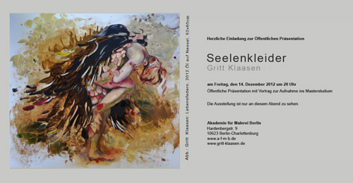 Flyer - Präsentation Masterstudium - Gritt Klaasen